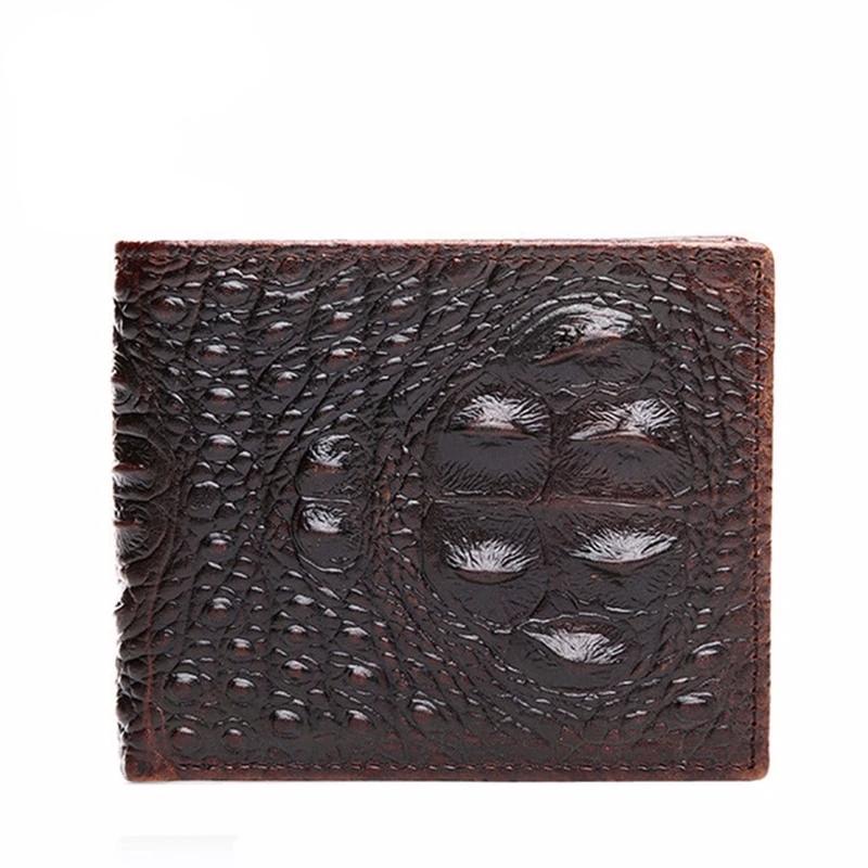 Cartera de piel de cocodrilo de alta calidad