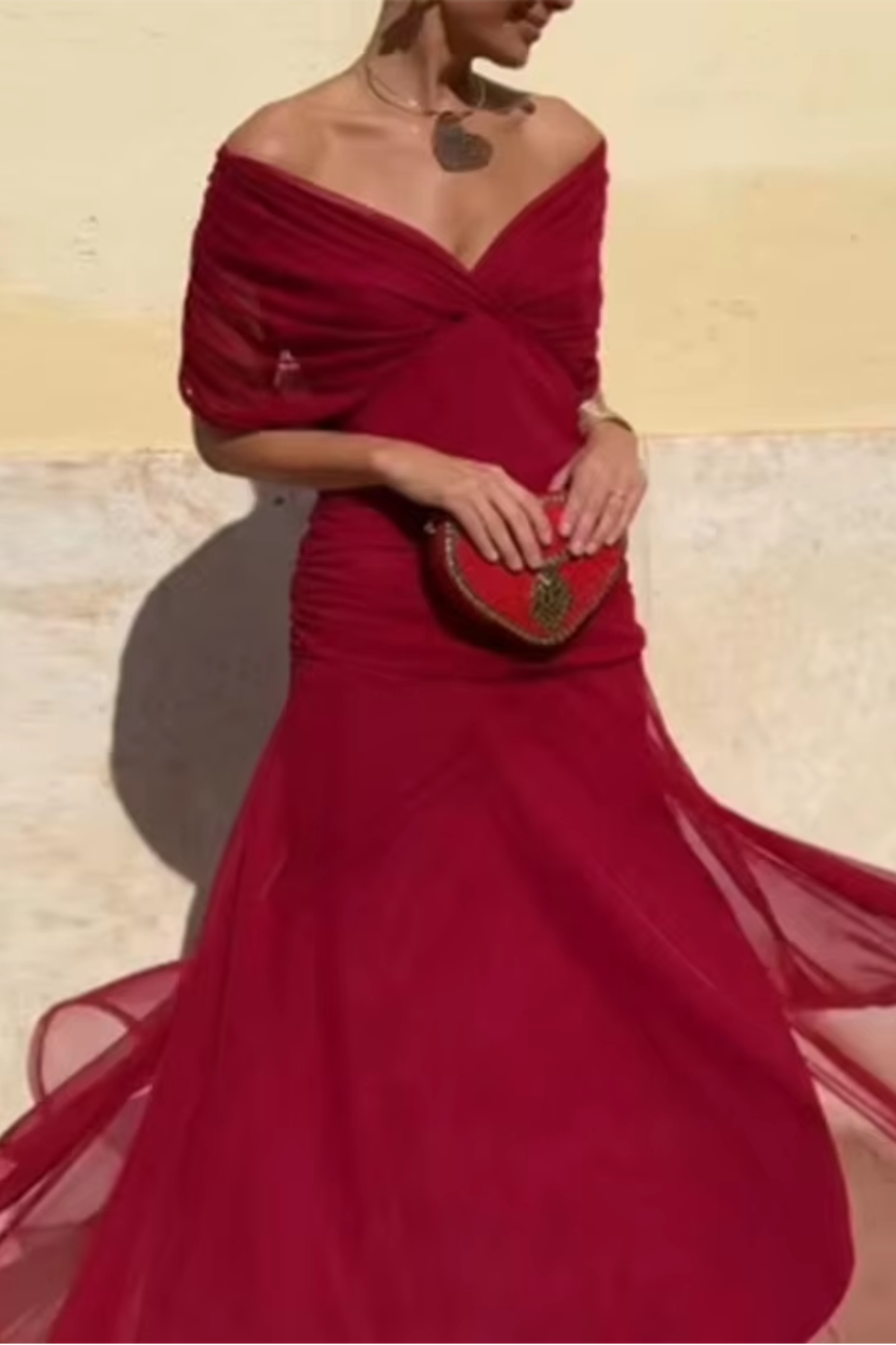 Luisa™ -  Elegante Vestido Largo de Fiesta Con Escote En V