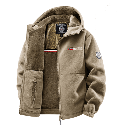 ASHWICK - Chamarra Bomber de Forro Polar