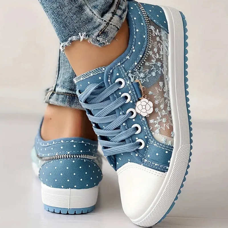 Zapatillas Elegantes para Mujer con Detalles Florales