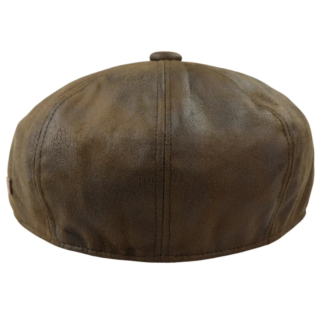 Gorra Baker Boy de Piel Sintética