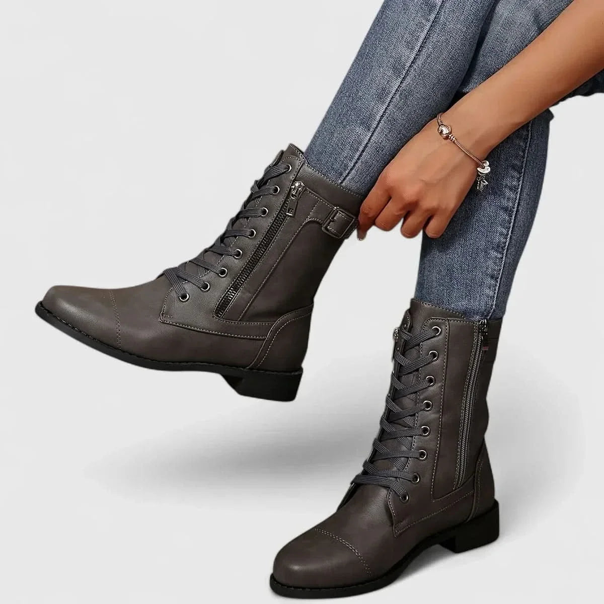 AINSWORTH - Botas de Cuero