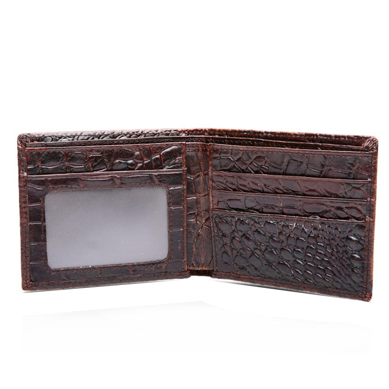 Cartera de piel de cocodrilo de alta calidad