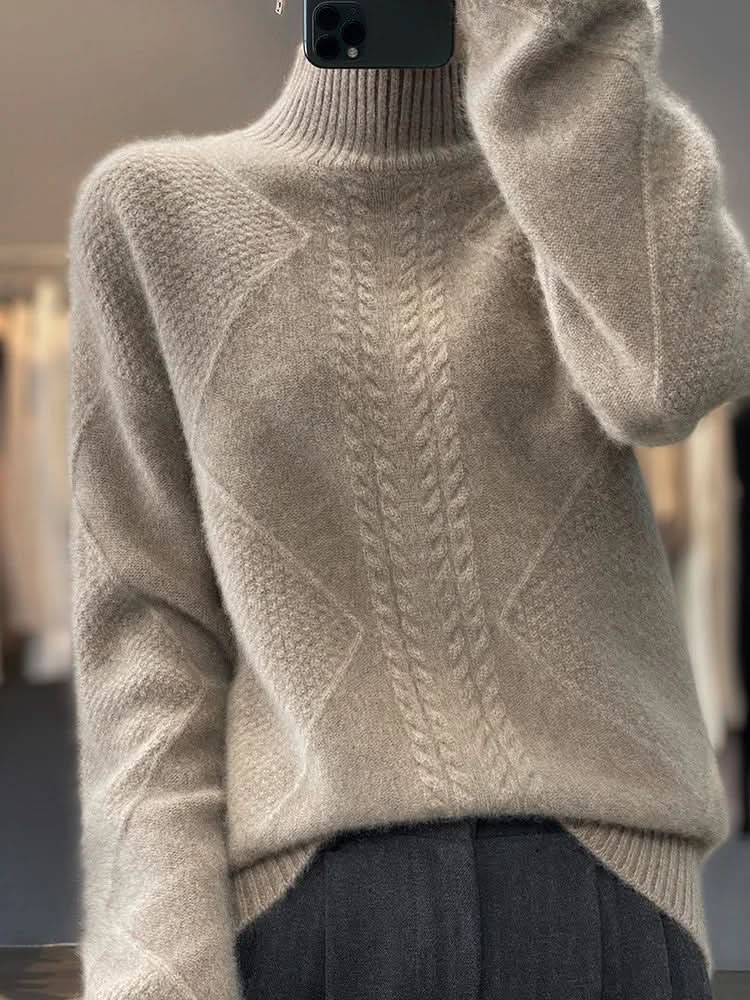 Aria | Jersey de Cachemira Cuello Alto