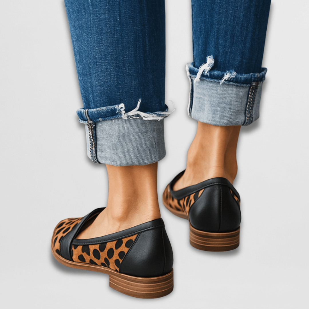 Helen - Mocasines ortopédicos de ante suave