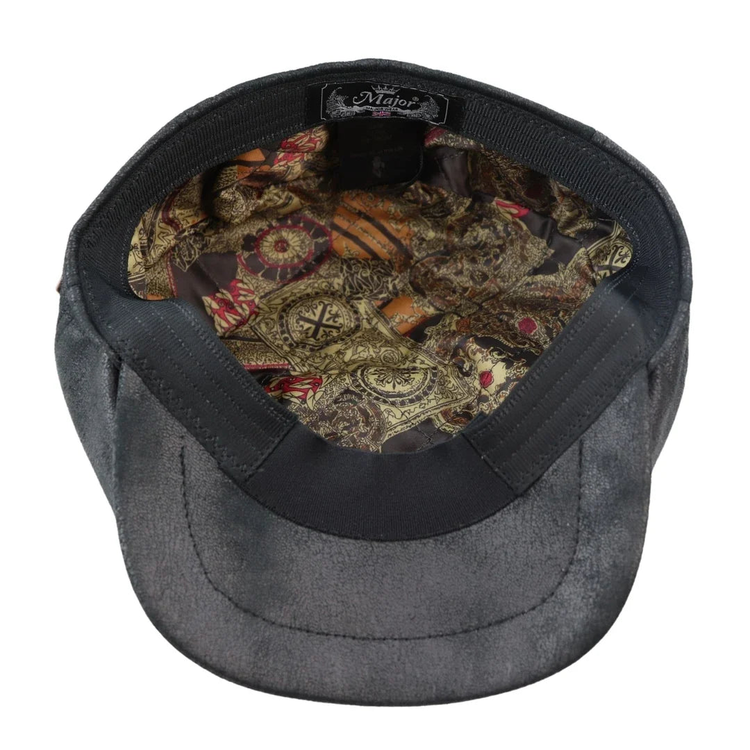 Gorra Baker Boy de Piel Sintética