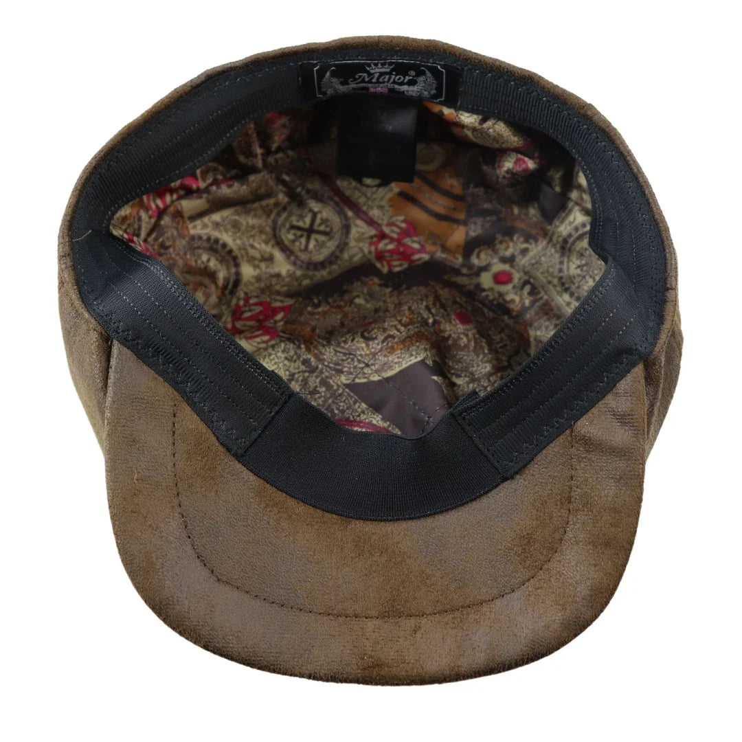Gorra Baker Boy de Piel Sintética