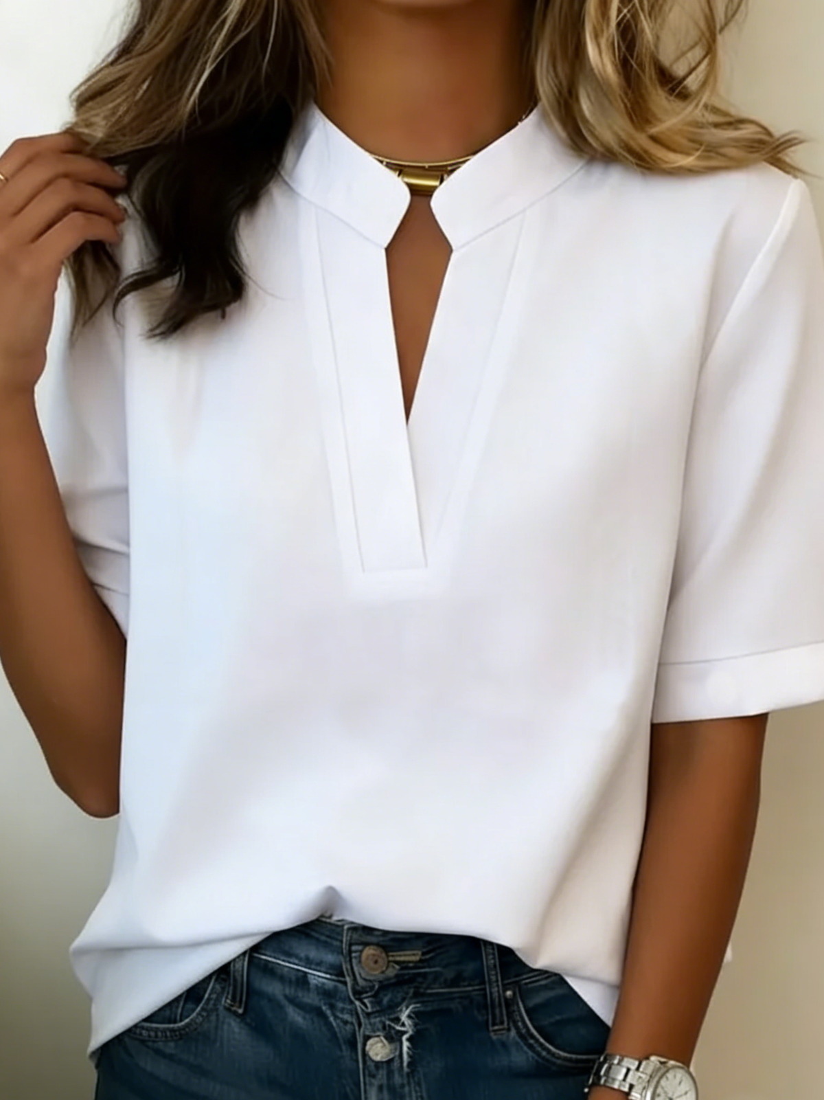 Blusa Beatrice Escote en V