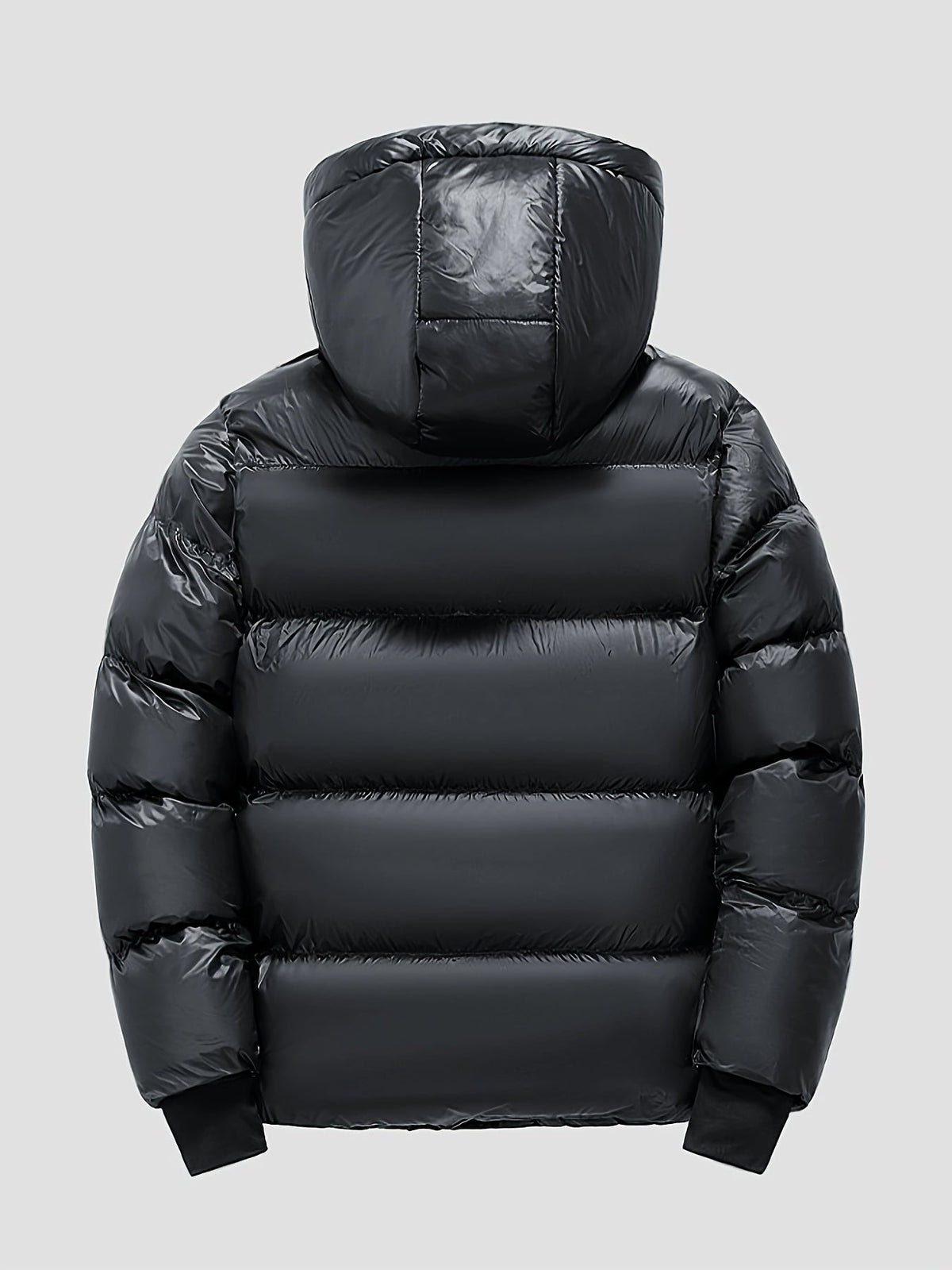 NORDEN - Abrigo puffer de invierno holgado con capucha para hombre