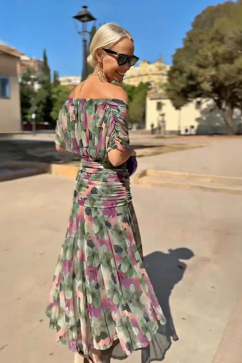 Luisa™ -  Elegante Vestido Largo de Fiesta Con Escote En V