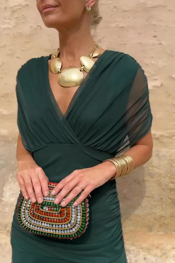 Luisa™ -  Elegante Vestido Largo de Fiesta Con Escote En V