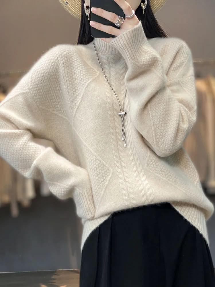 Aria | Jersey de Cachemira Cuello Alto
