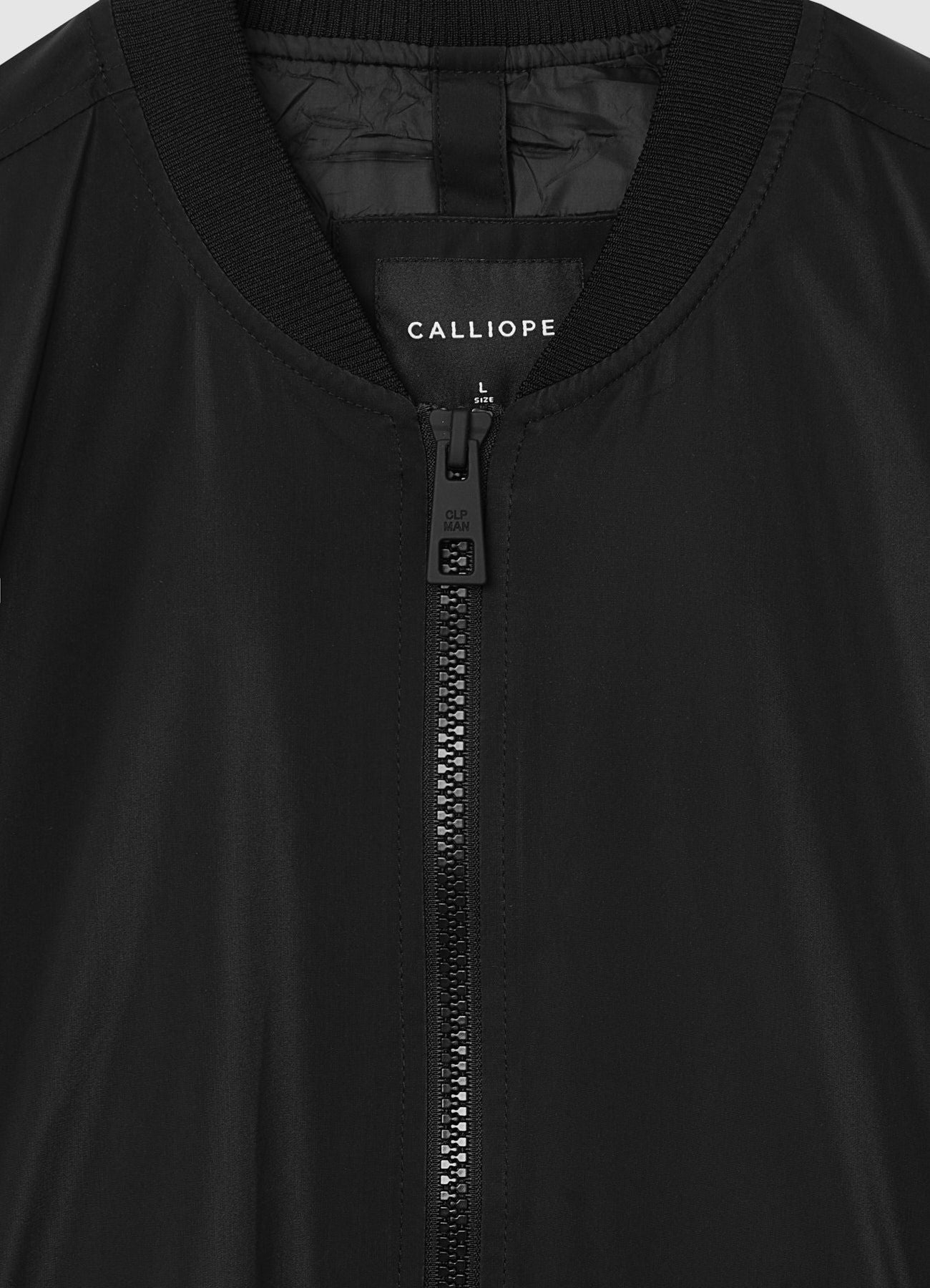 Cazadora Bomber Impermeable Negra
