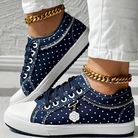 Zapatillas Elegantes para Mujer con Detalles Florales