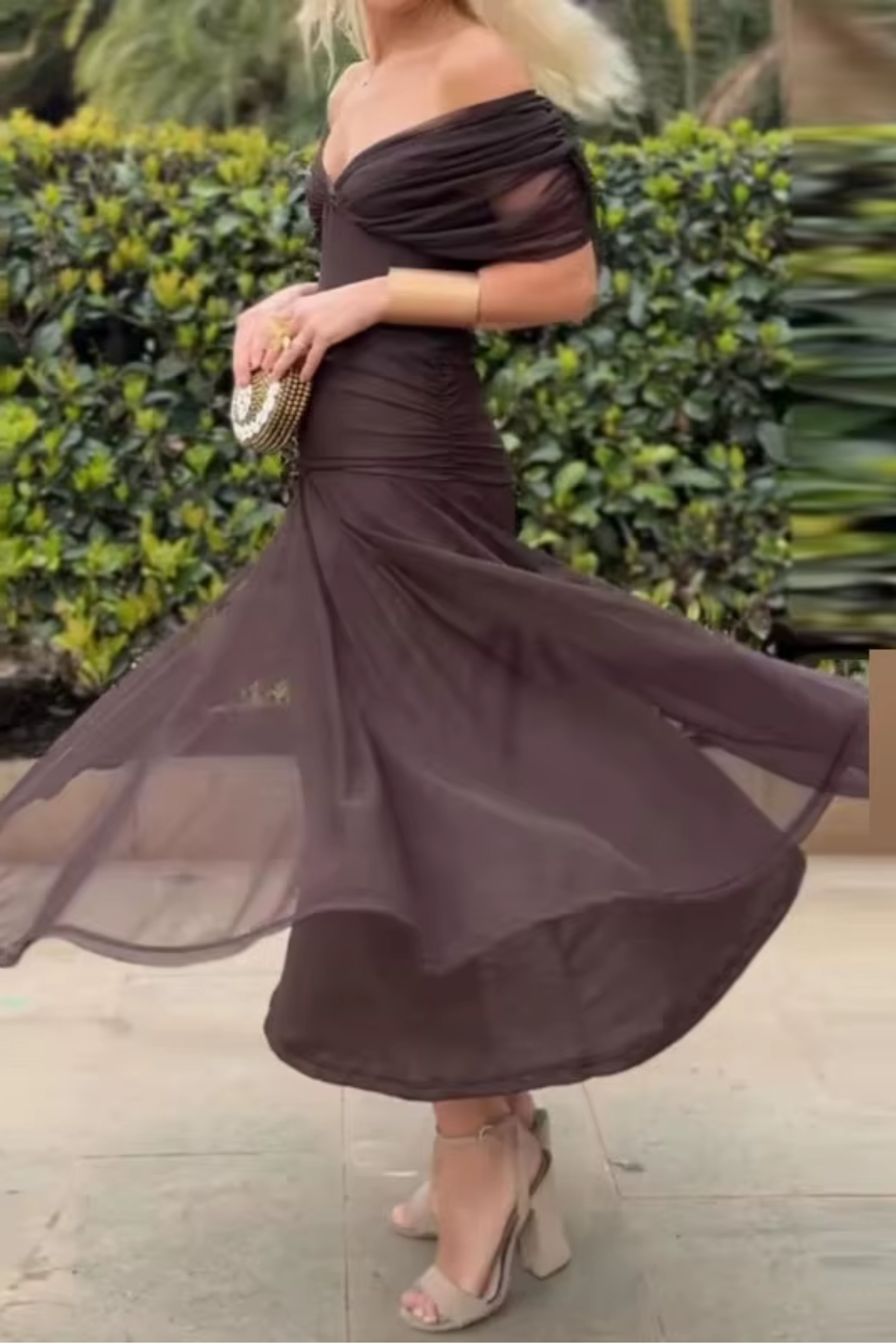 Luisa™ -  Elegante Vestido Largo de Fiesta Con Escote En V