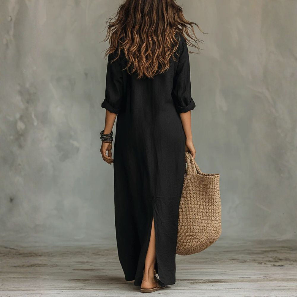 Vestido Maxi Adalgisa Elegancia Atemporal