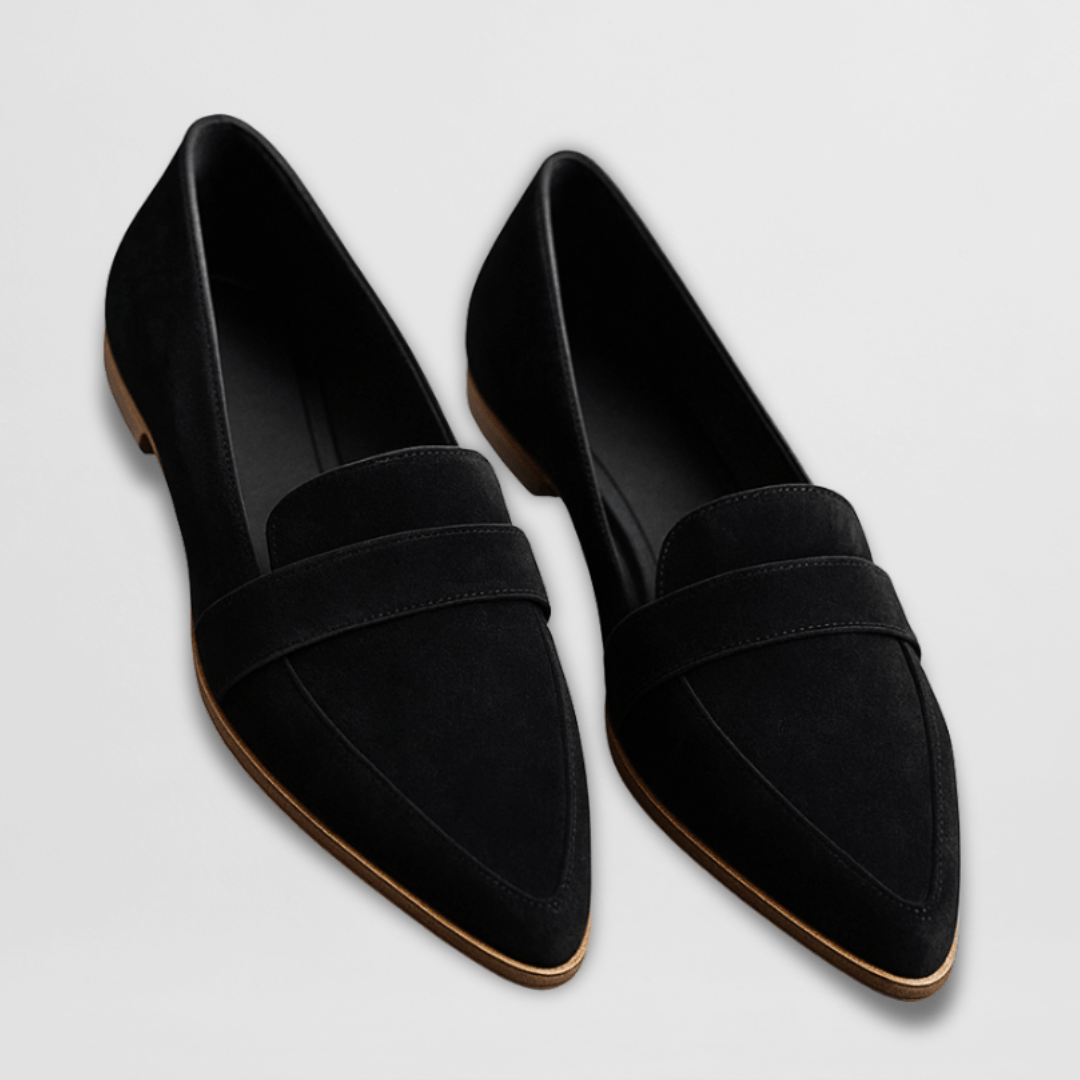 Helen - Mocasines ortopédicos de ante suave