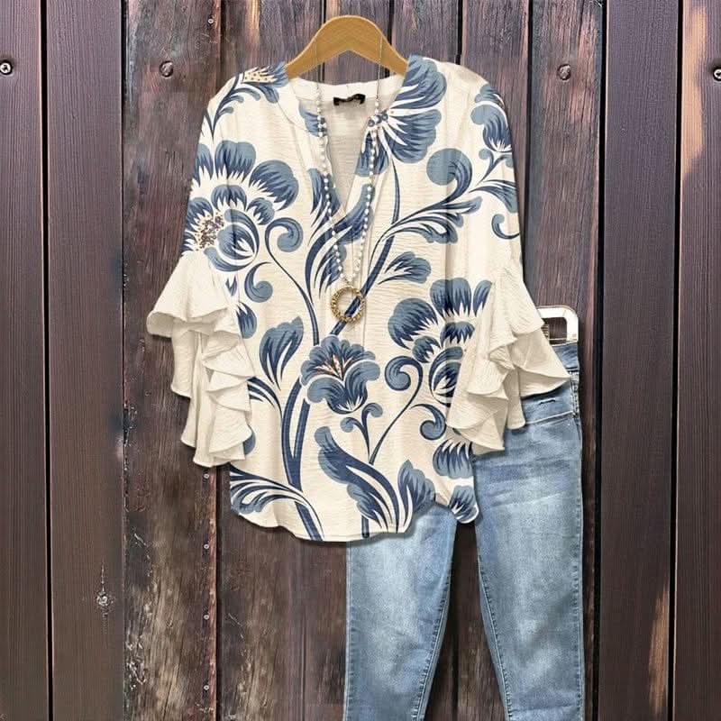 Blusa Elenora con Volantes