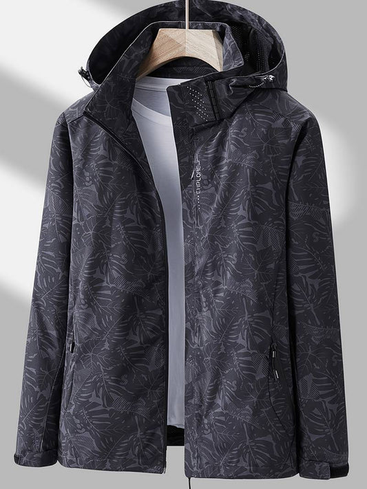 KARLA - Chamarra Rompevientos Impermeable con Capucha para Mujer