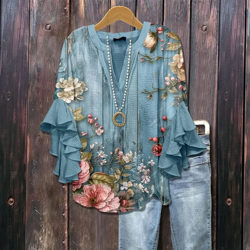 Blusa Elenora con Volantes