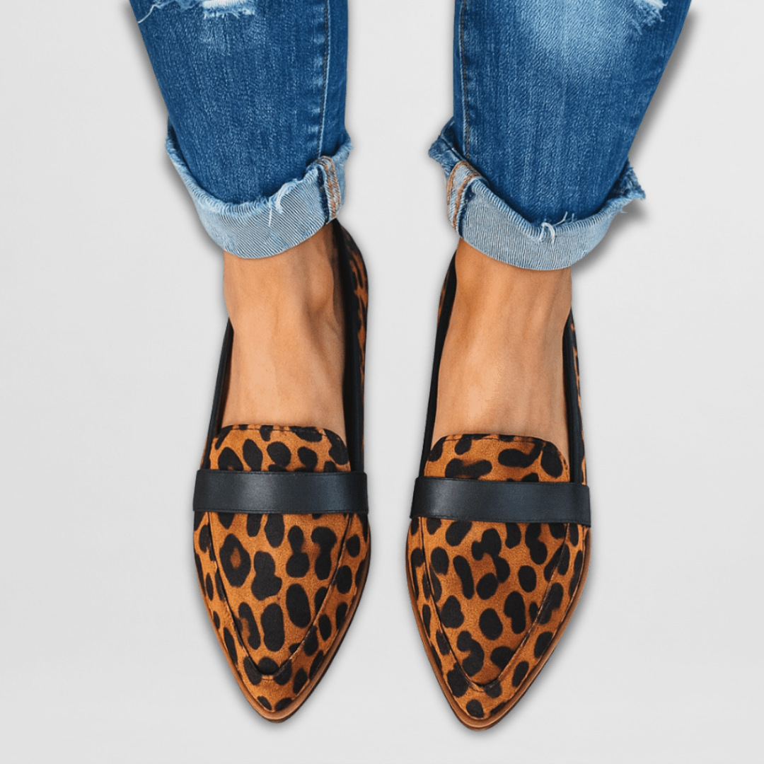 Helen - Mocasines ortopédicos de ante suave