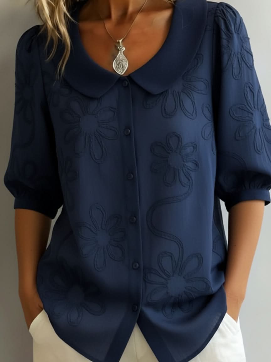 Top Tessa Floral Natural