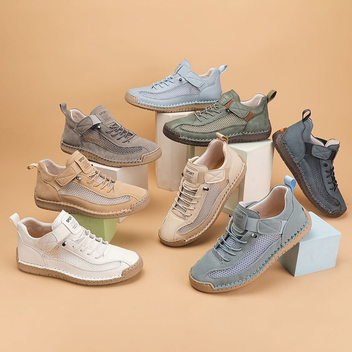 PUREBREEZE - Zapatillas de Confort