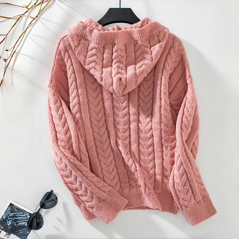 Jersey de Punto con Capucha