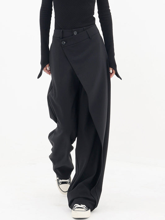Pantalón Largo Casual de Corte Recto