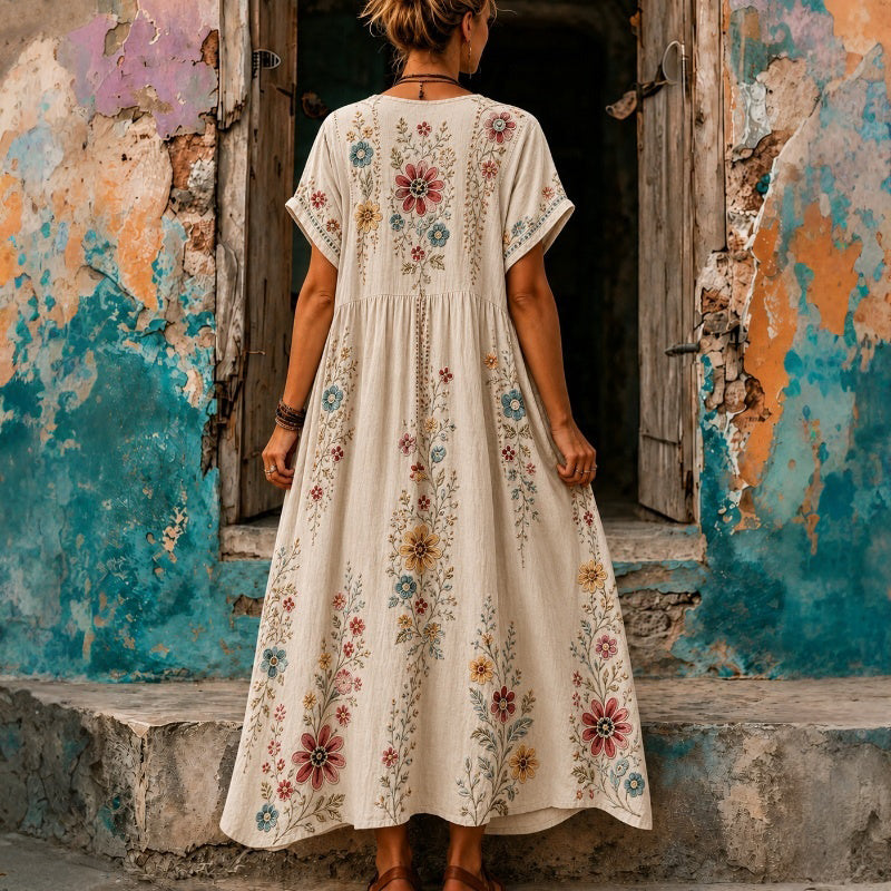 Vestido Desenfadado con Estampado Floral