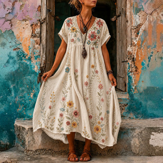 Vestido Desenfadado con Estampado Floral