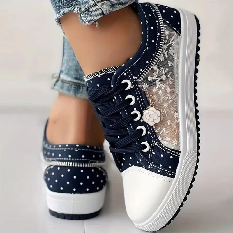 Zapatillas Elegantes para Mujer con Detalles Florales