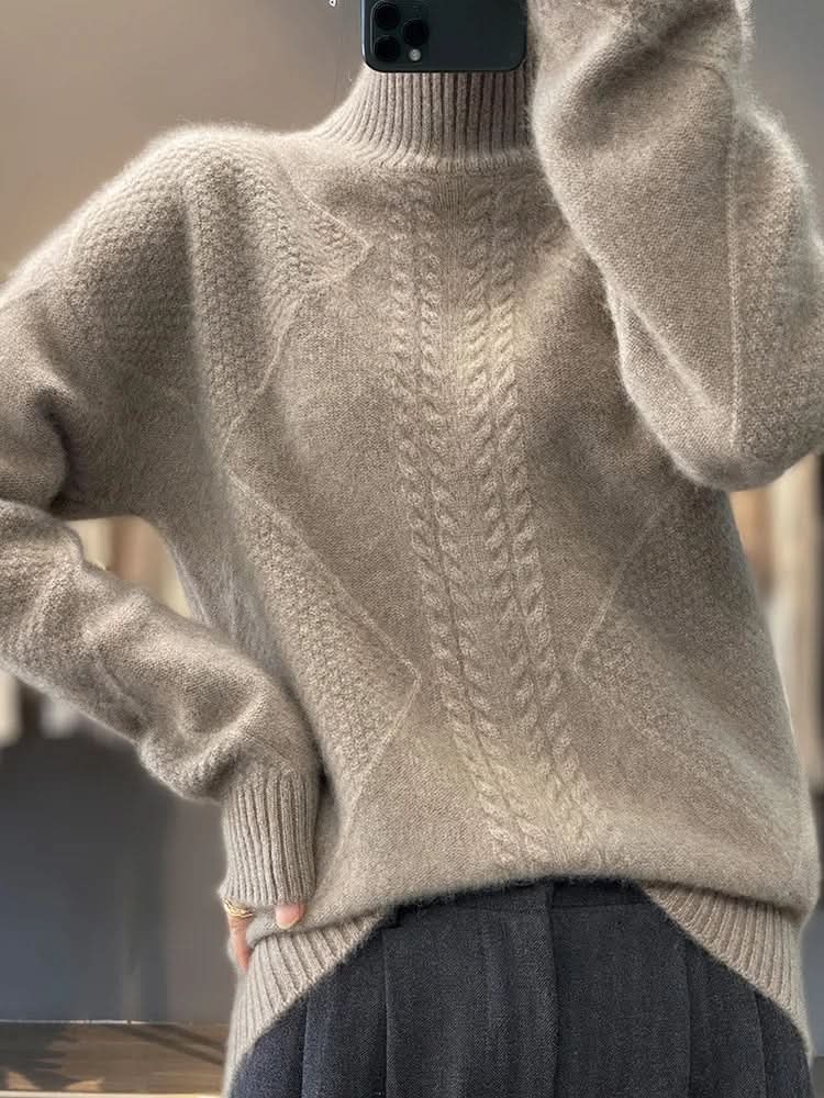 Aria | Jersey de Cachemira Cuello Alto