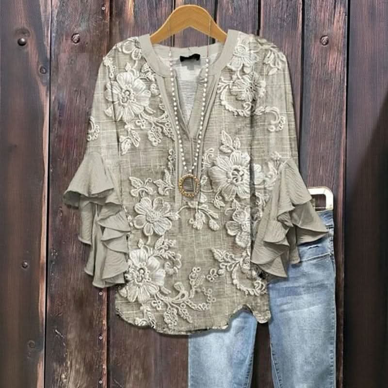 Blusa Elenora con Volantes