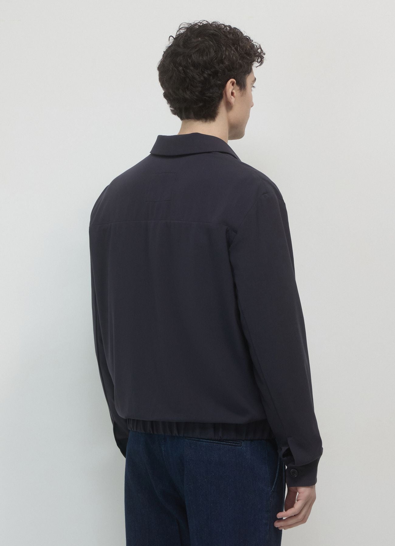 Cazadora Bomber Cuello Camisero