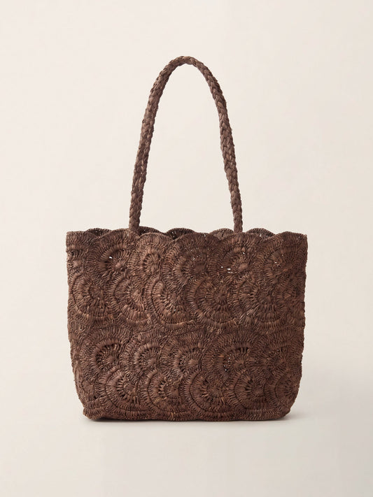 Bolso Tote de Rafia Coco