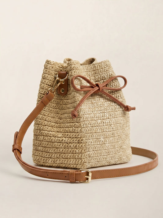 Mini Bolso Bandolera de Rafia