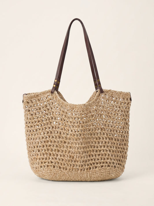 Bolso Tote de Lino Abierto