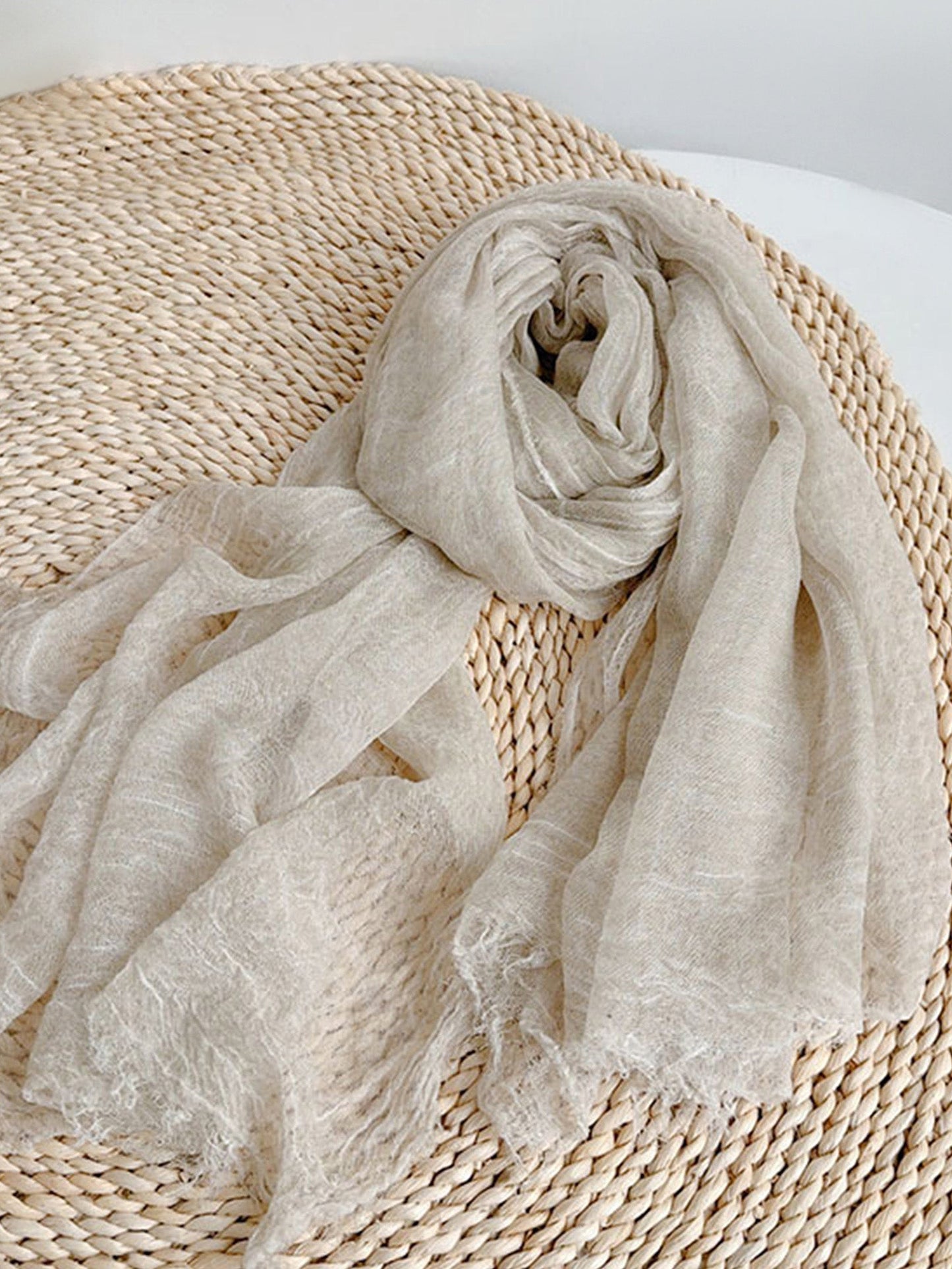 Pañuelo Ligero de Lyocell Tencel y Lana