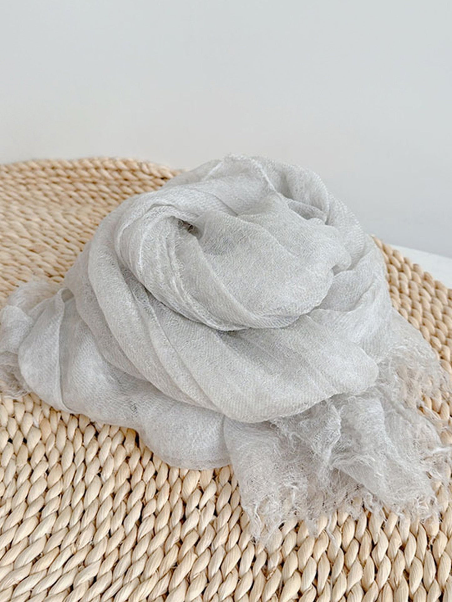 Pañuelo Ligero de Lyocell Tencel y Lana