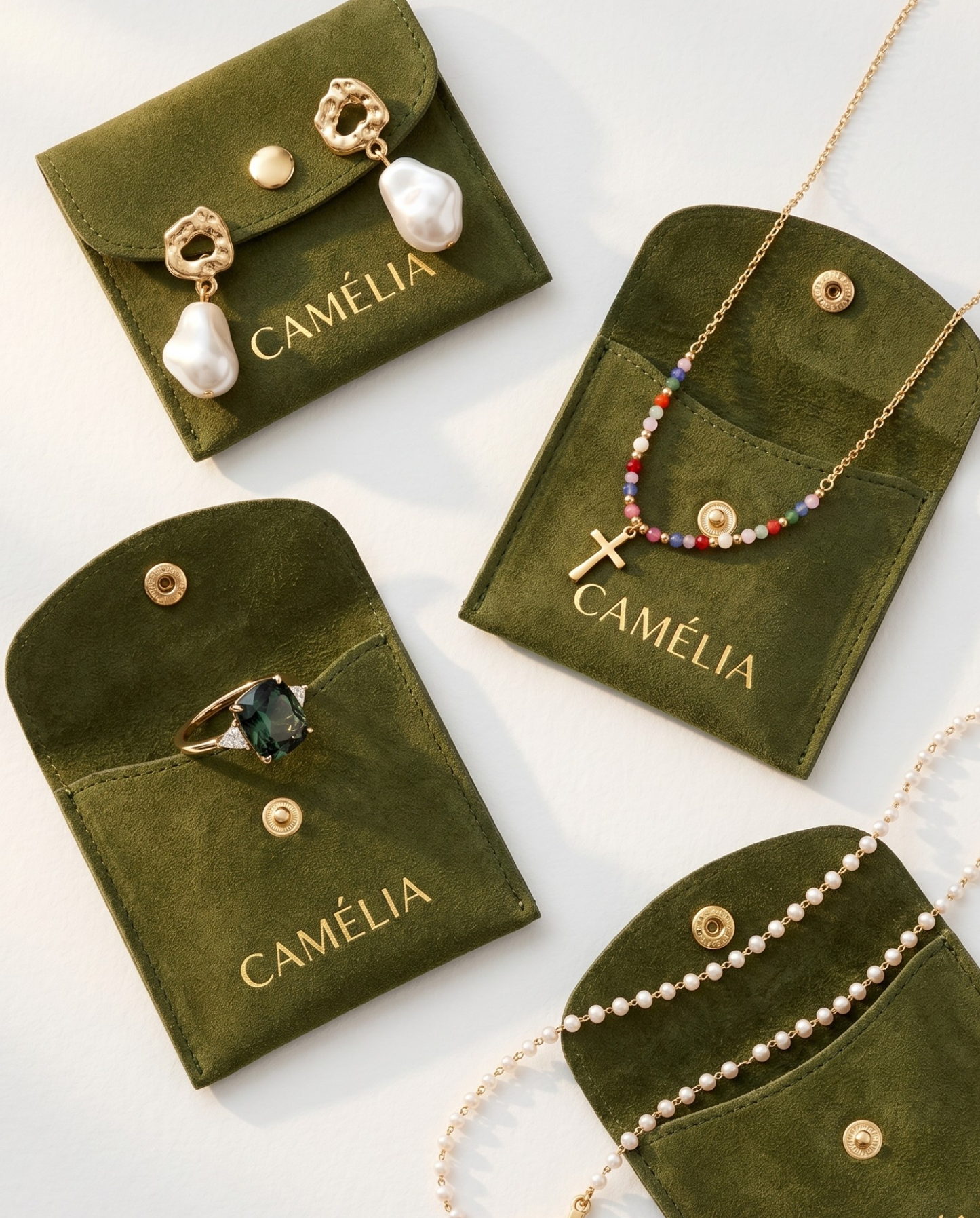 Pendientes&nbsp; Elegancia Orgánica y Dorada