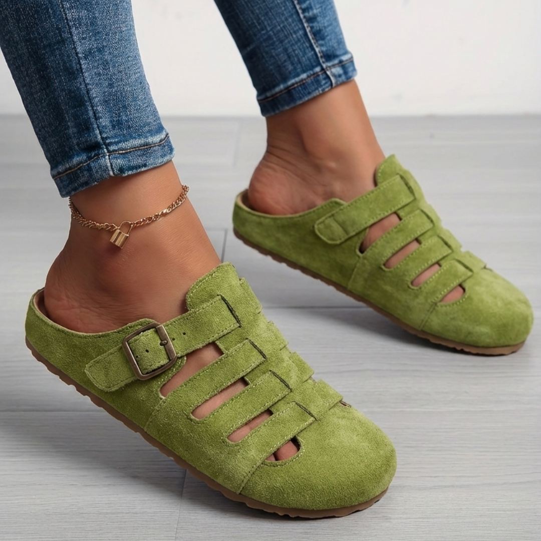 Clara | Sandalias Mules Cómodas sin Cierre