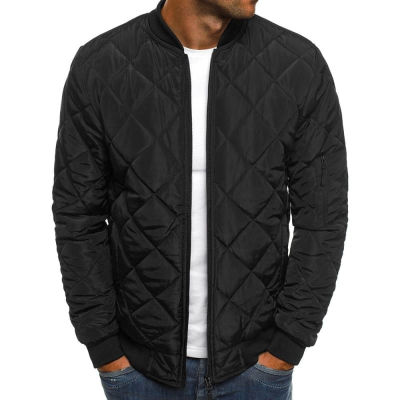 Abrigo Forrado de Invierno Negro