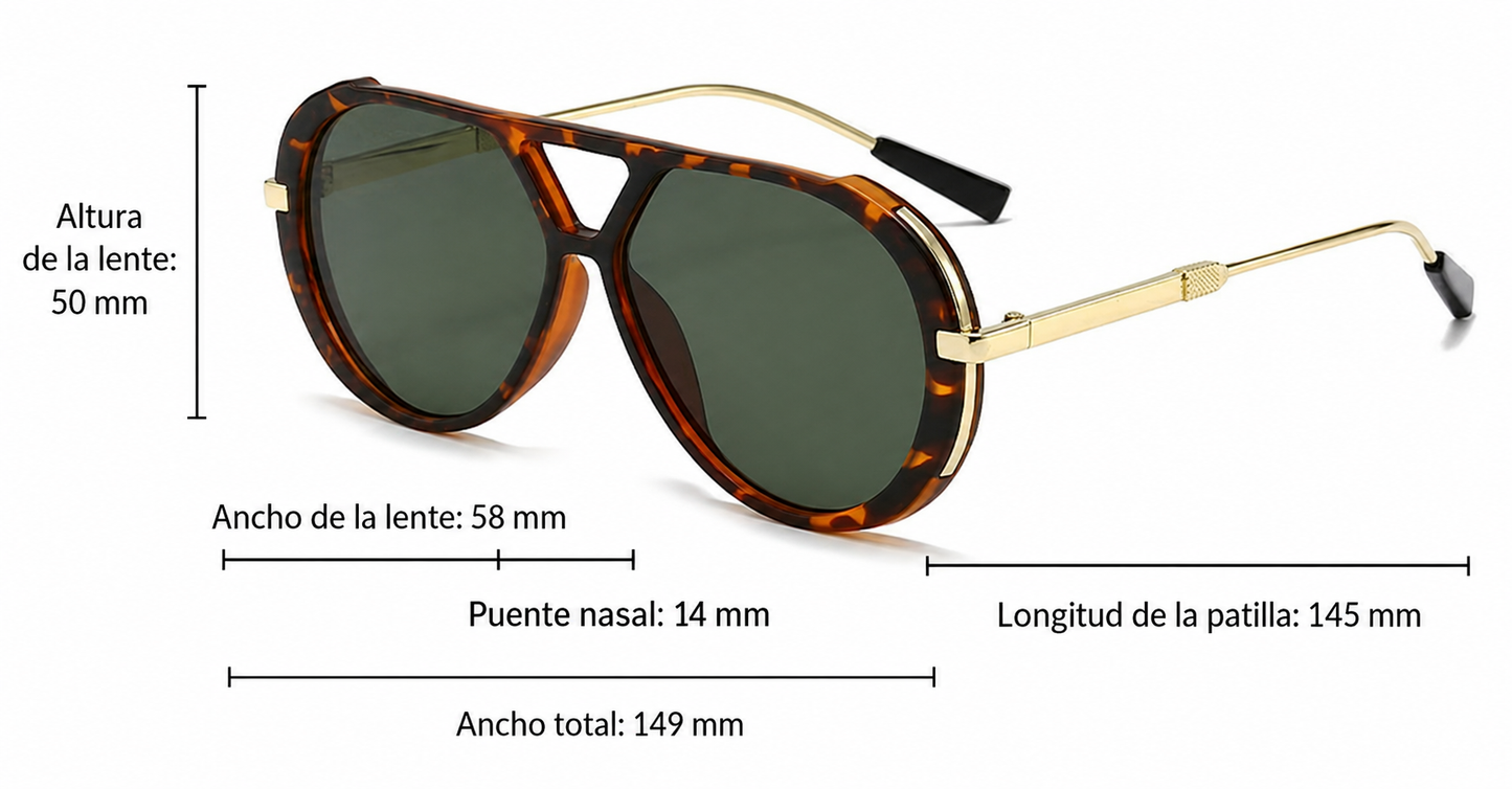 Gafas de Sol Aviador Estilo Retro y Vanguardia