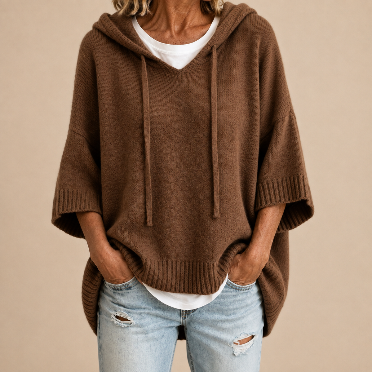Murièle | Jersey con Capucha Brise Chic
