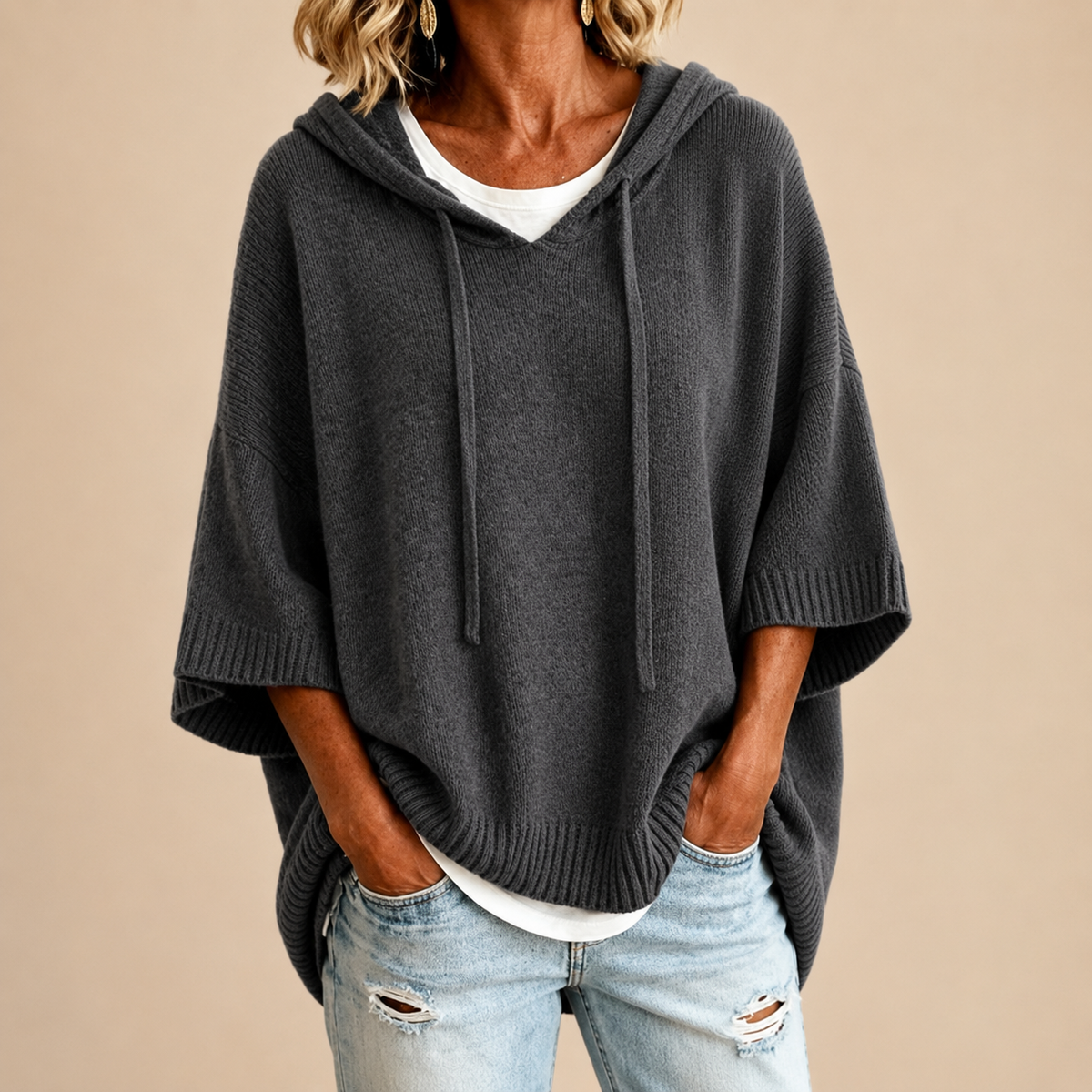 Murièle | Jersey con Capucha Brise Chic