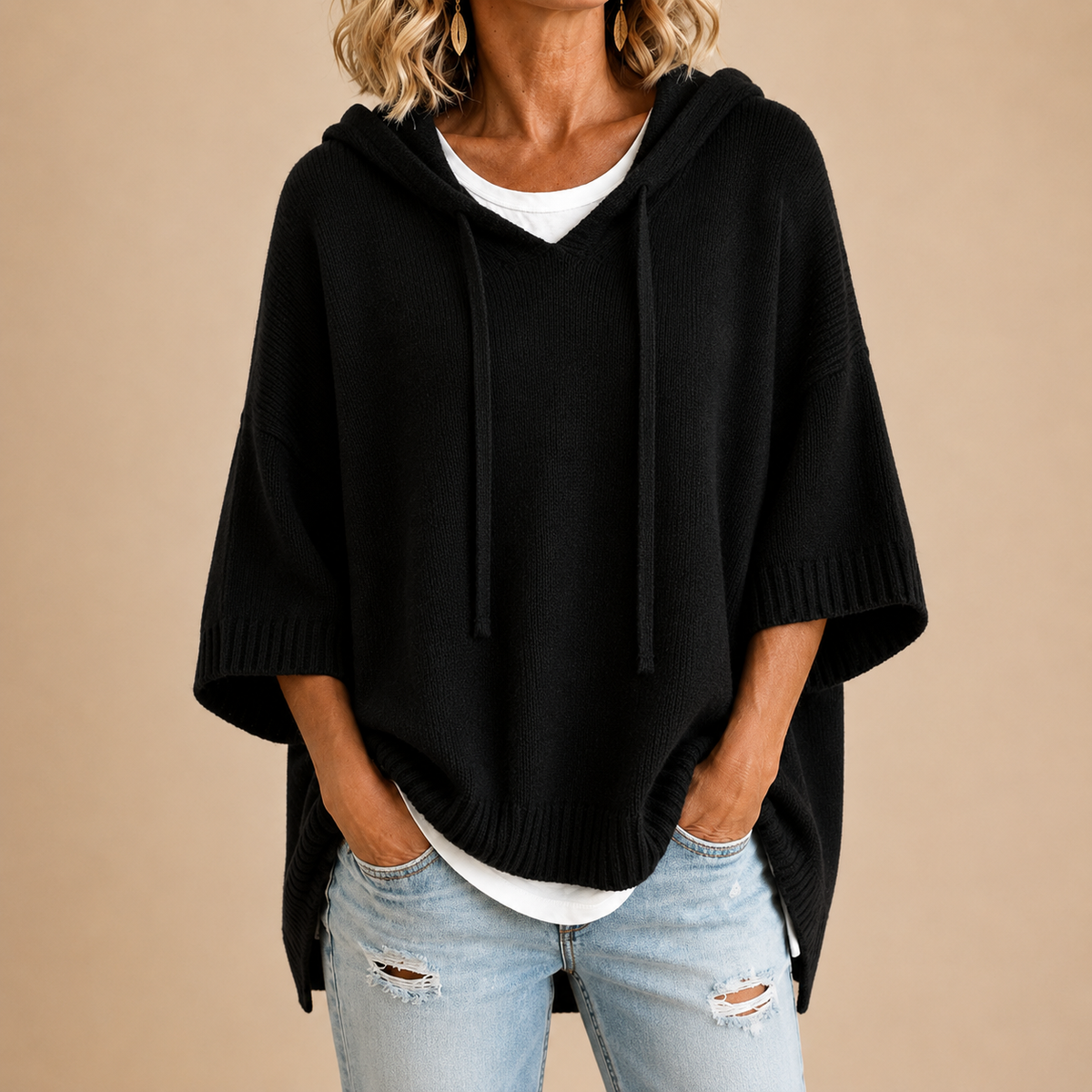 Murièle | Jersey con Capucha Brise Chic