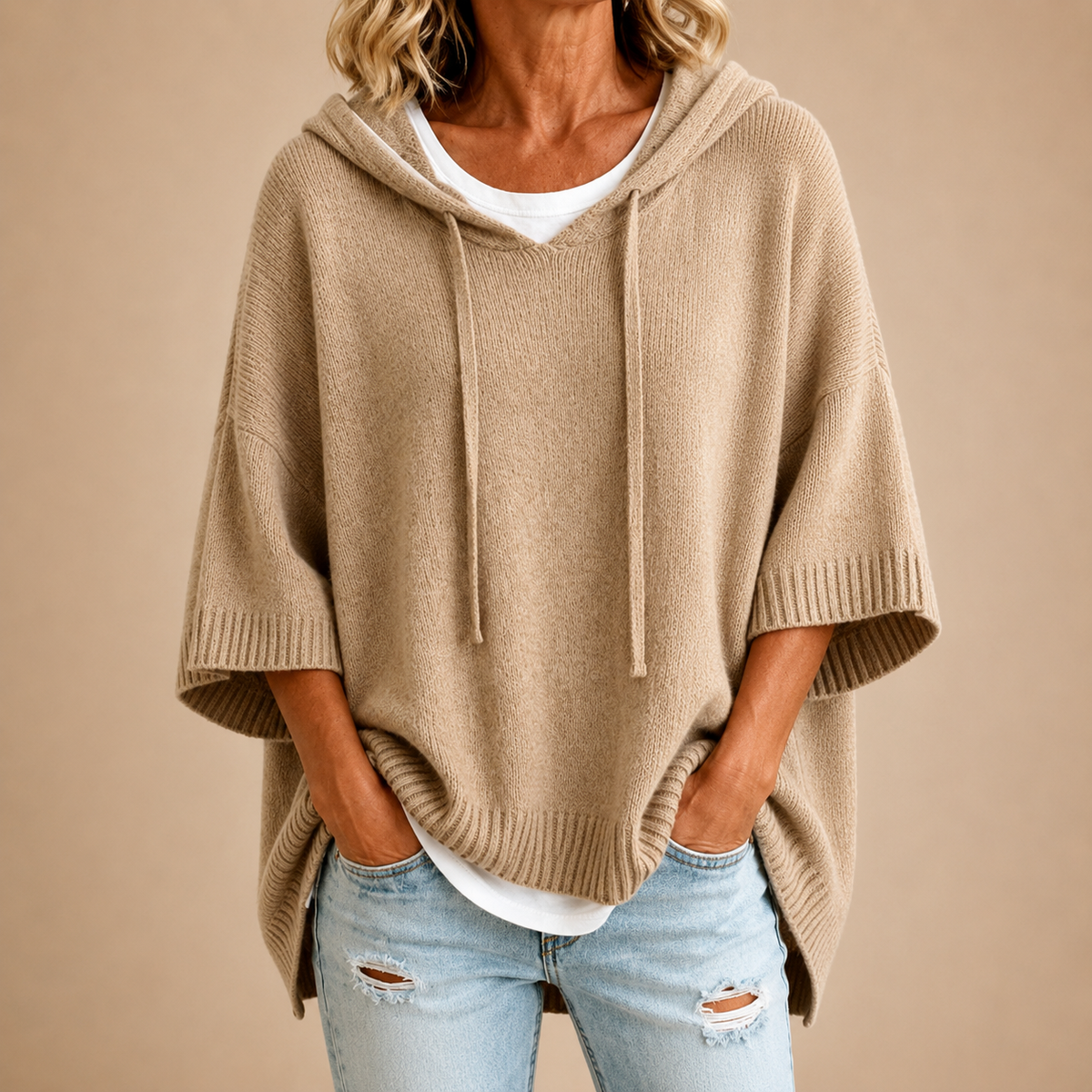 Murièle | Jersey con Capucha Brise Chic
