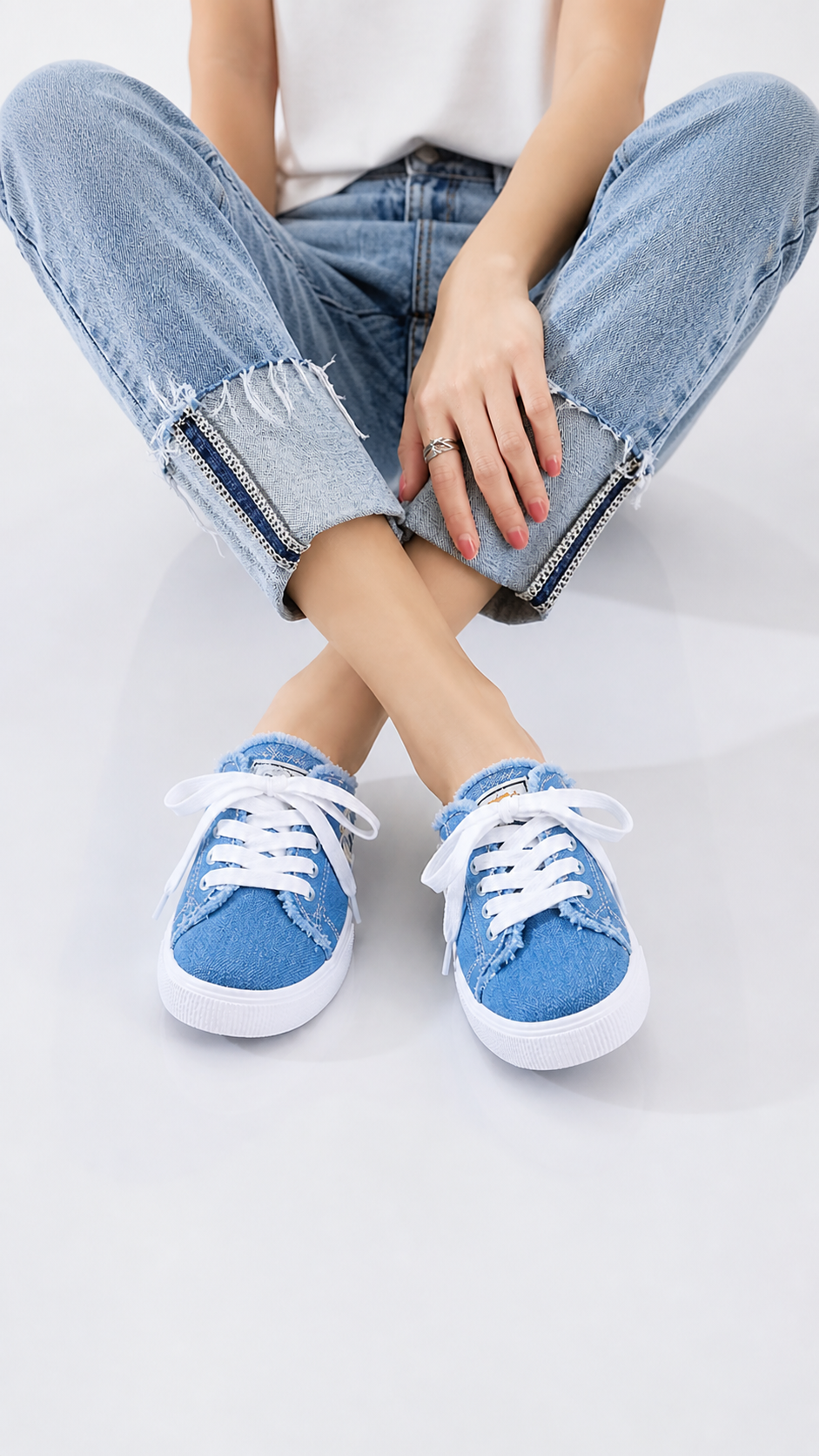 Zapatillas Mule Denim Premium