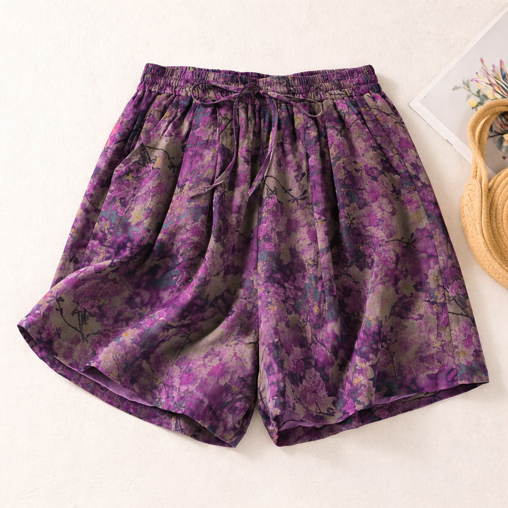 LIGHTLUXE - Shorts de Lino